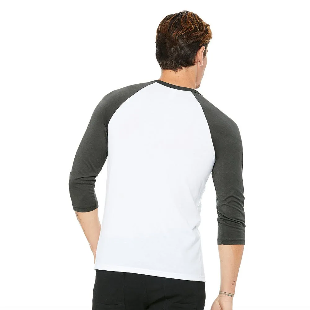 All Things Covered Podcast Logo 3/4 Sleeve Baseball T-Shirt
