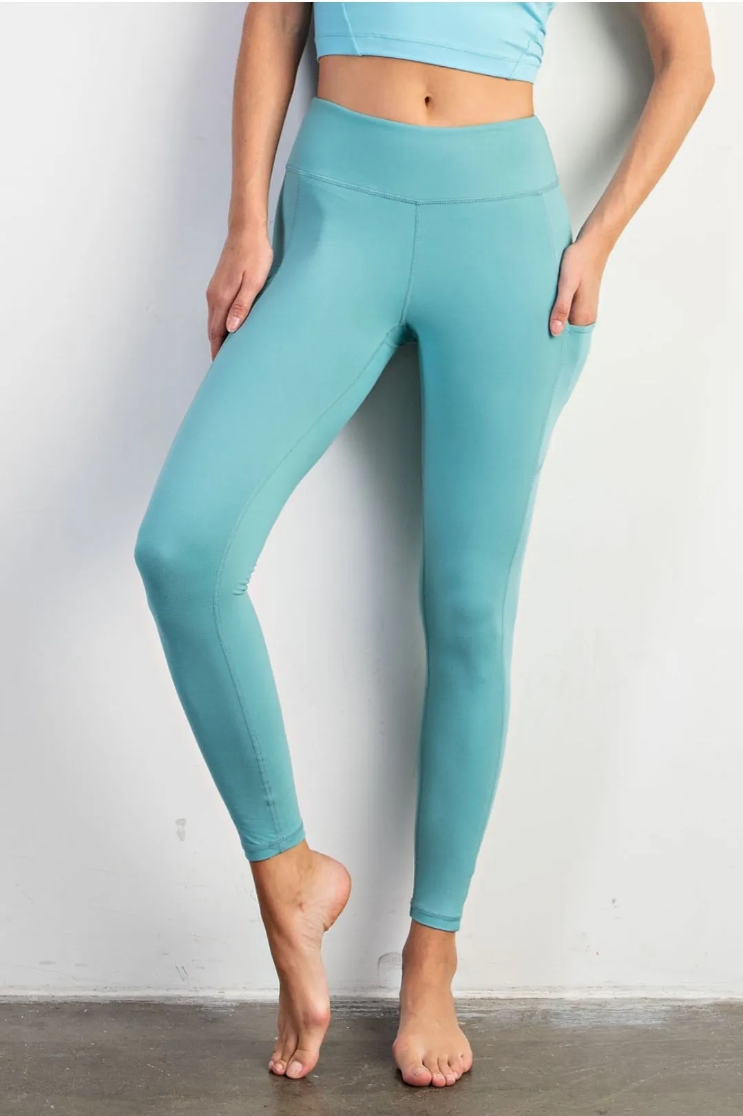 Butter Leggings- Tidal Wave