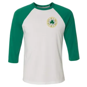 City on a Hill Shamrock 3/4 Sleeve Baseball T-Shirt