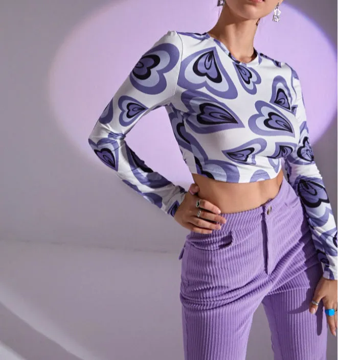 Fashion Trendy High Street Style Crop Top