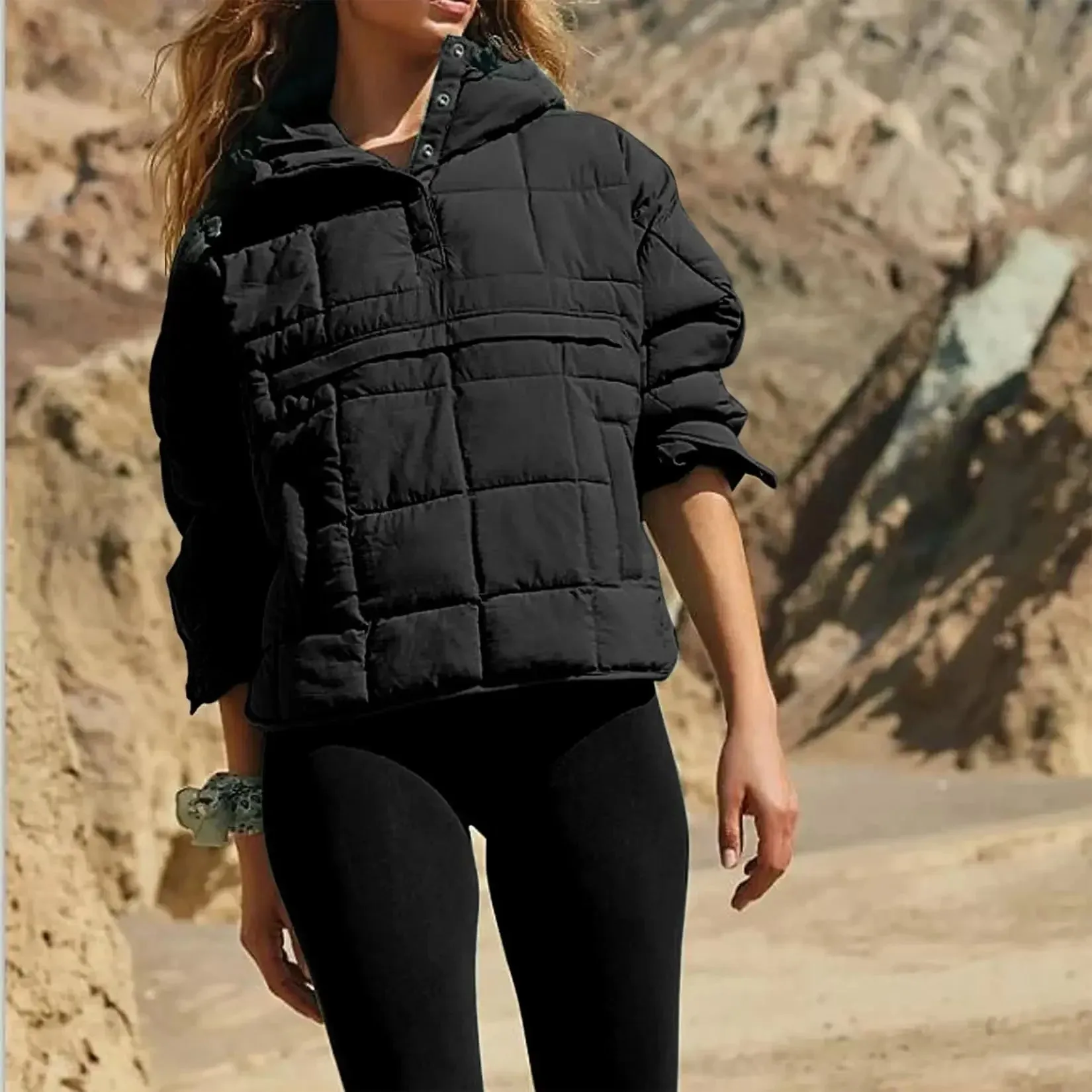 Hooded Pullover Parka