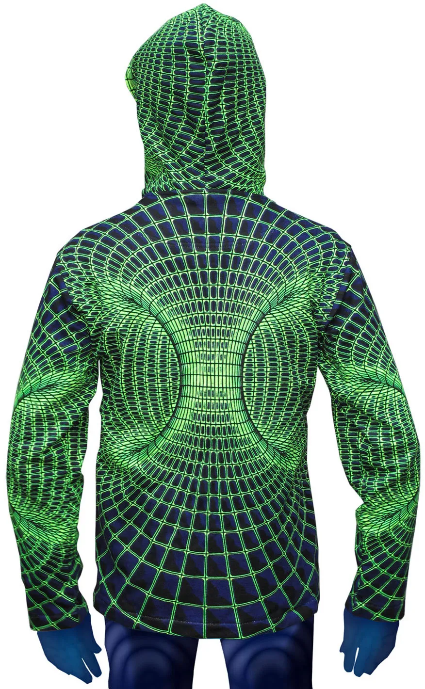 Hooded Zip Jacket : Midnite Vortex