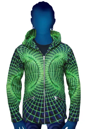 Hooded Zip Jacket : Midnite Vortex