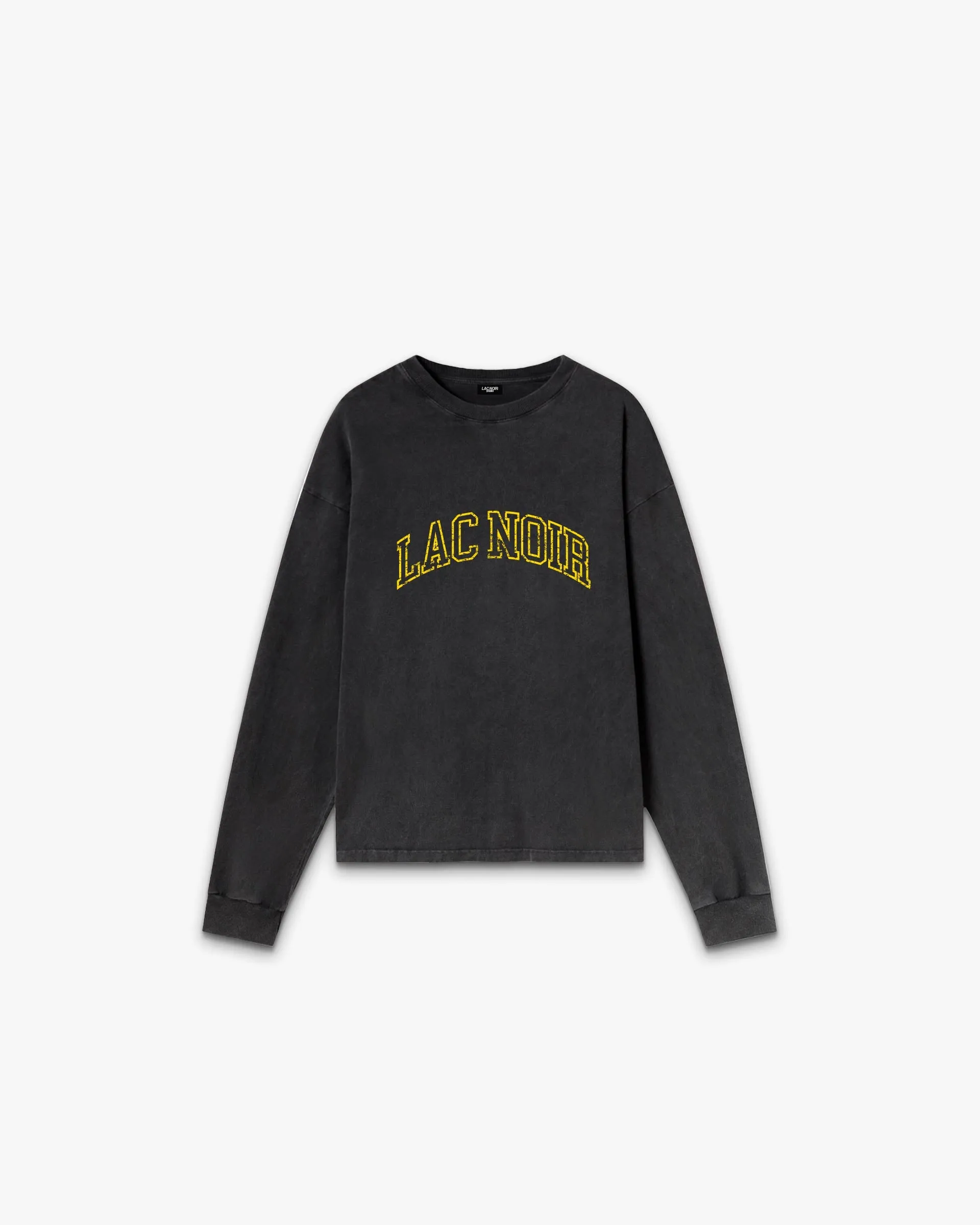 LAC NOIR DISTRESS LONG SLEEVE - SMOKE BLACK
