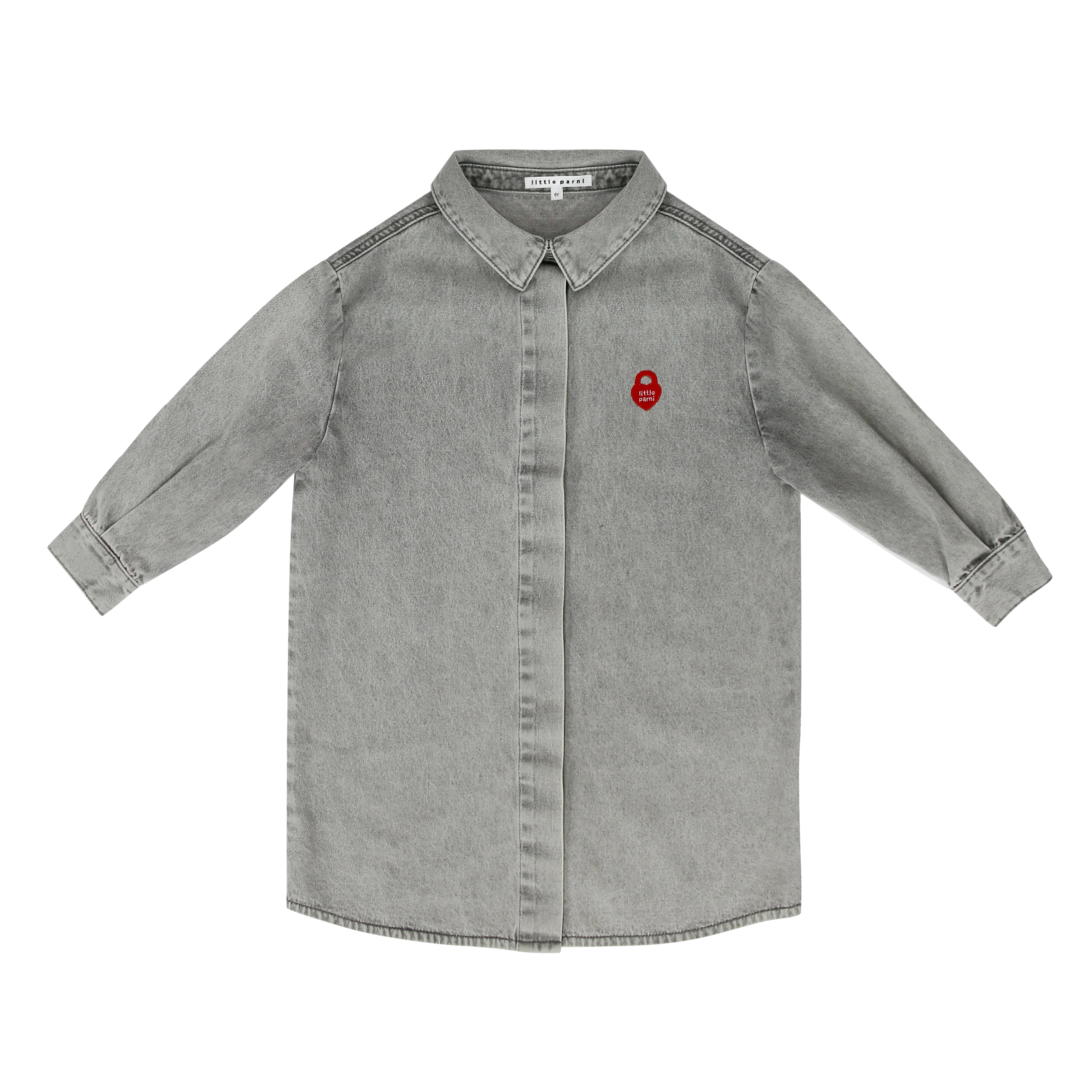 LITTLE PARNI DENIM SHIRTDRESS