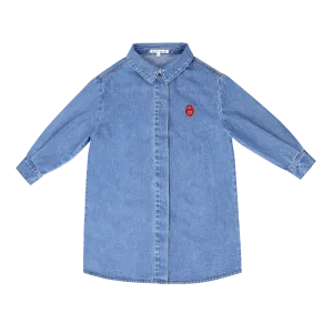 LITTLE PARNI DENIM SHIRTDRESS