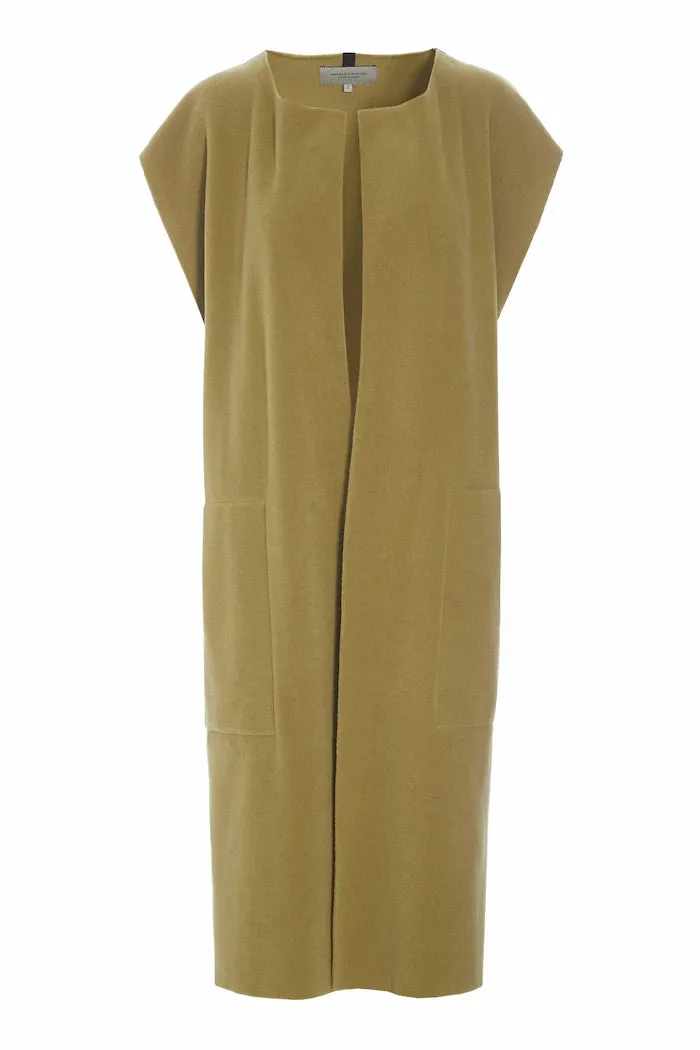 Long Vest Olive