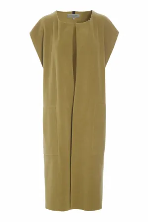 Long Vest Olive