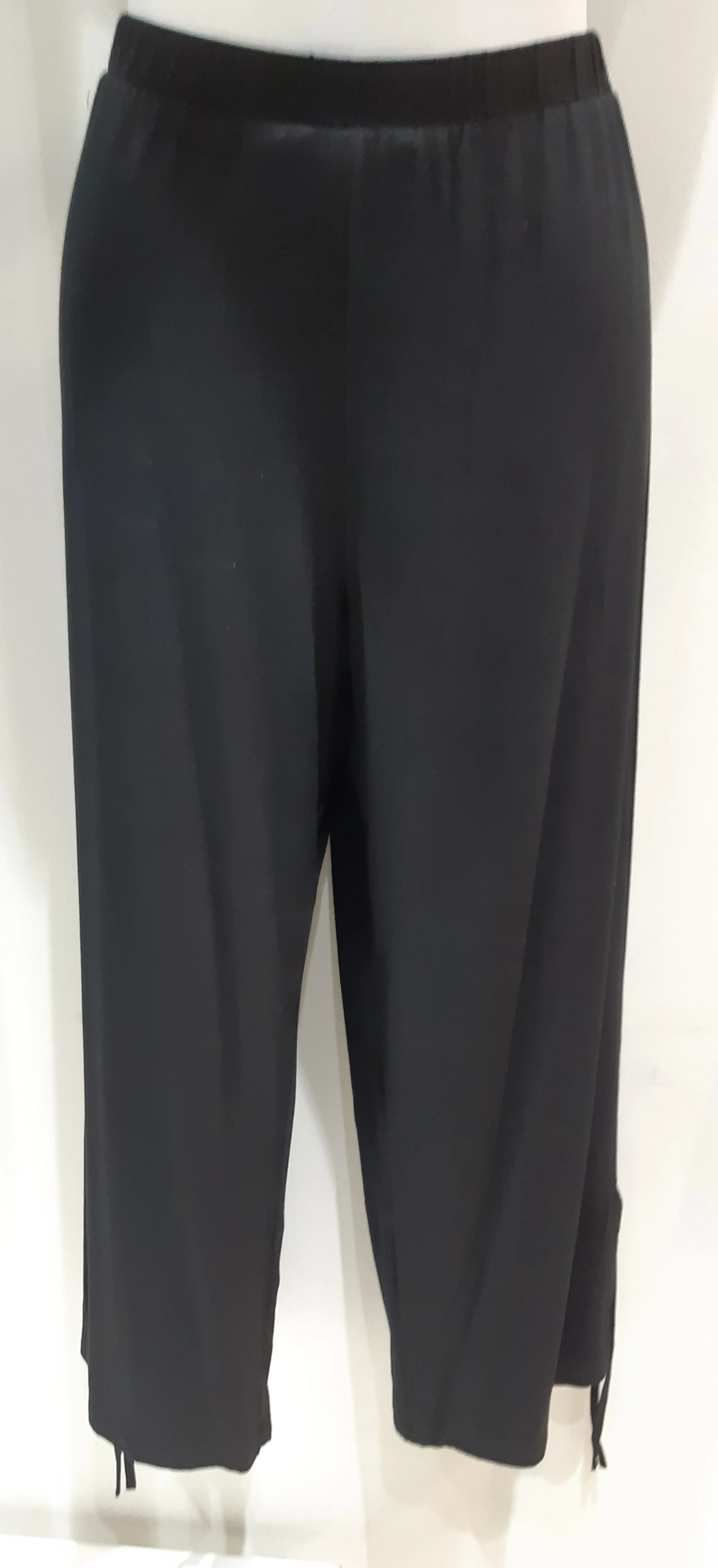 Orange by Fashion Village (Bamboo), 9897 Capri Pant With Side Tie