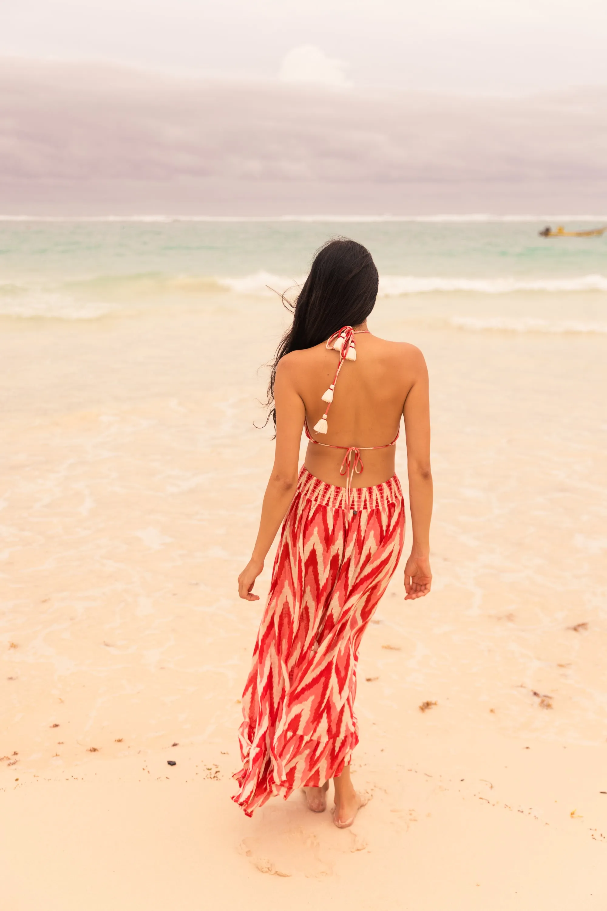 Red Sun Maxi Dress