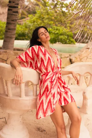 Red Sun Mini Dress