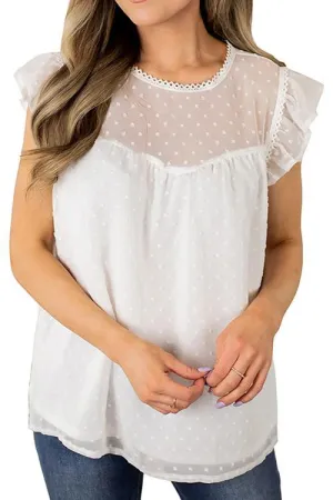 Ruffles O Neck Blouse