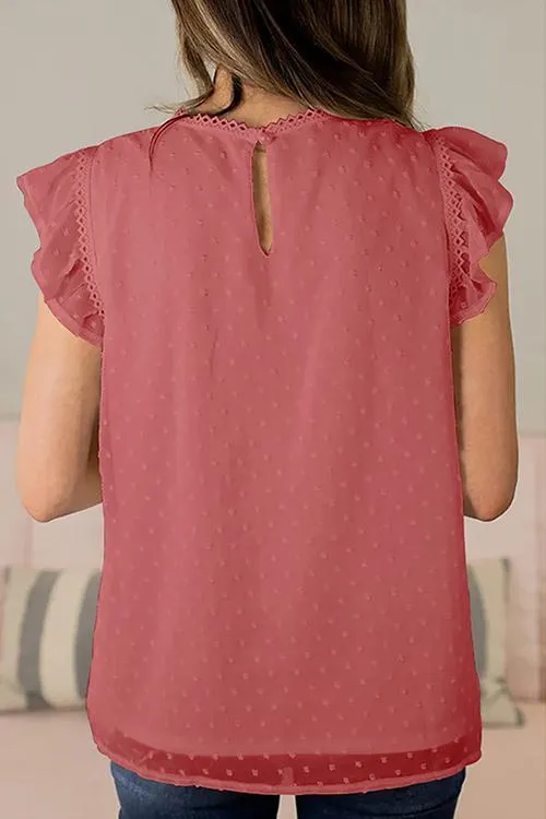 Ruffles O Neck Blouse
