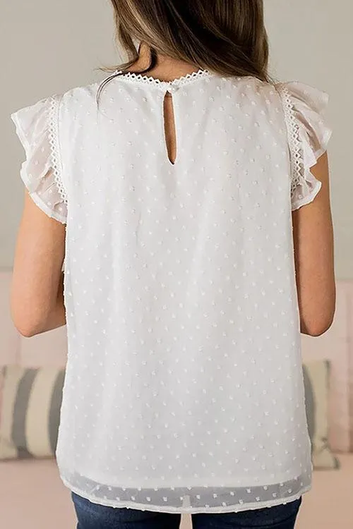 Ruffles O Neck Blouse
