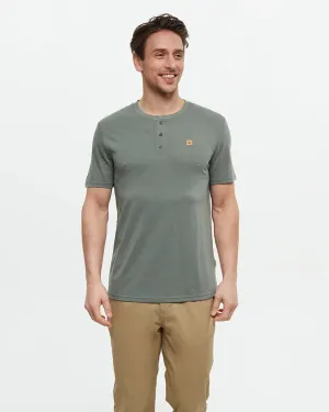 Ten Tree Mens Agave Green Baker Henley