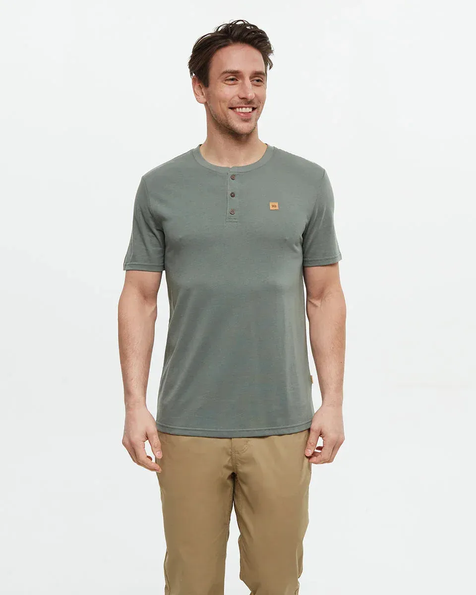 Ten Tree Mens Agave Green Baker Henley