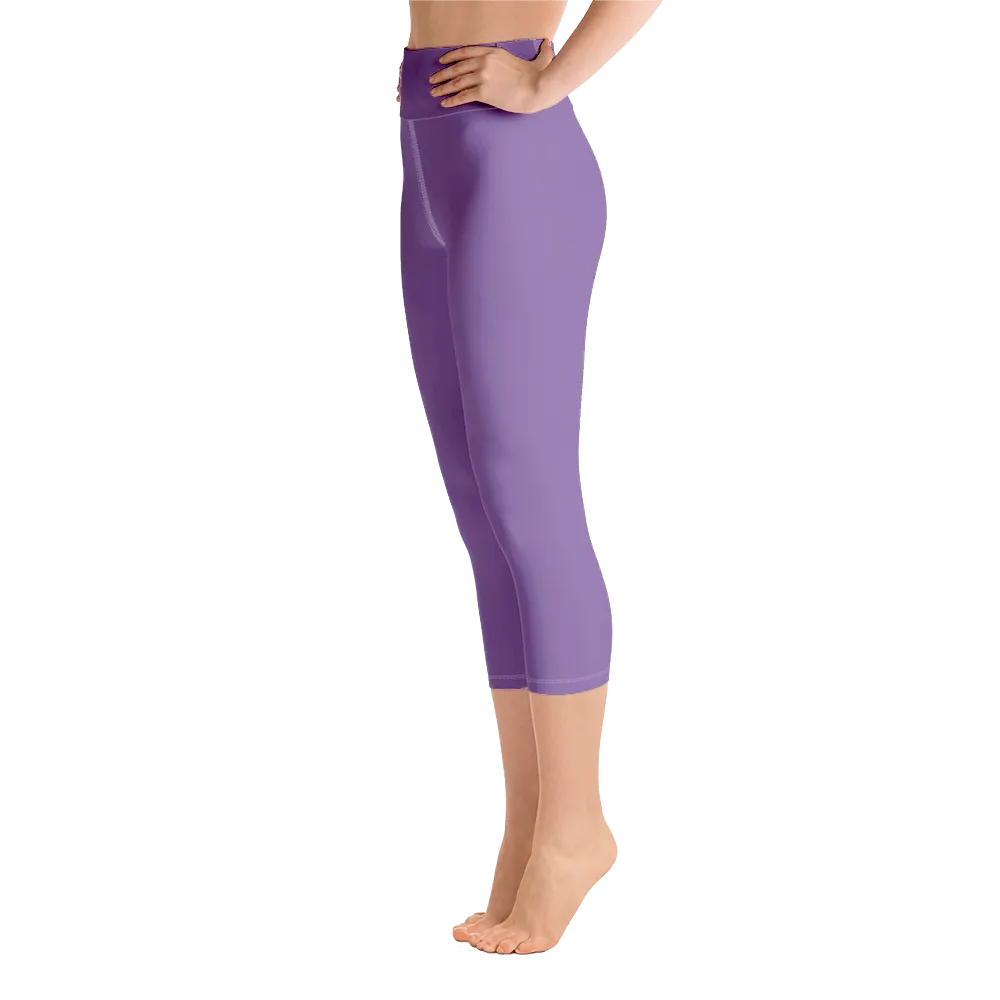 Violet Capri Yoga Pants